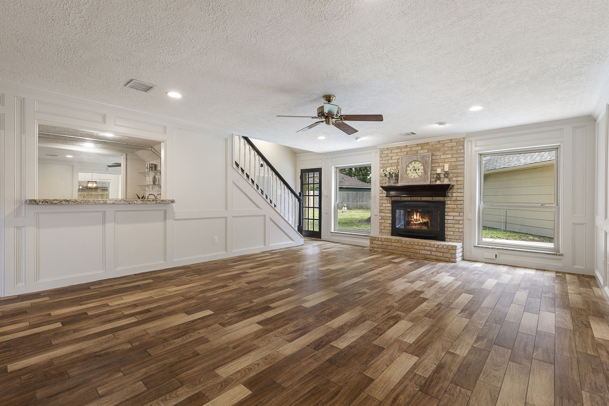 17706 Asphodel Lane Spring, TX 77379 - Photo 20 of 48 Another view of the Living Room and stairs leading to the second floor.