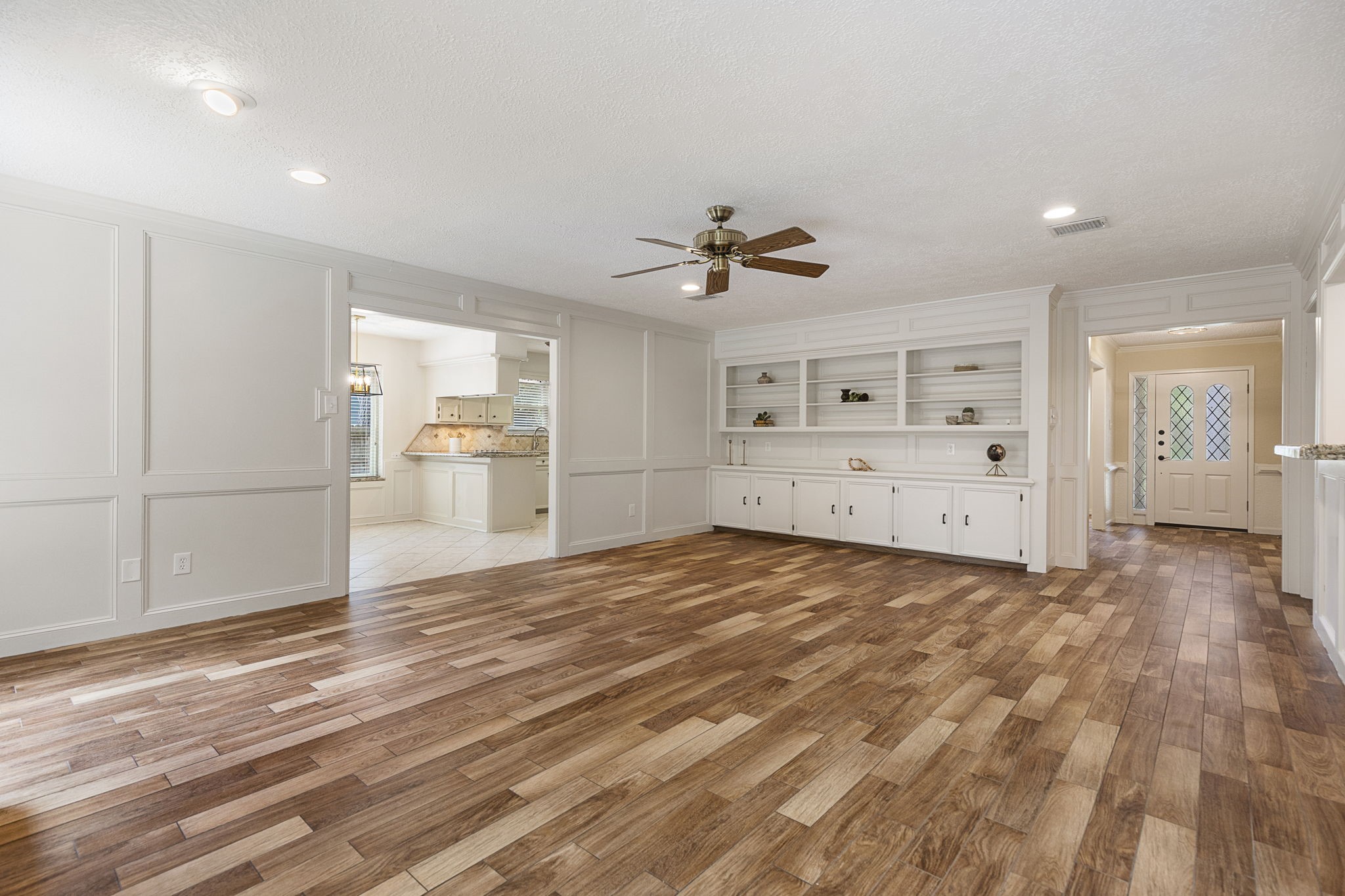 17706 Asphodel Lane Spring, TX 77379 - Photo 22 of 48 a view of empty room with wooden floor and window