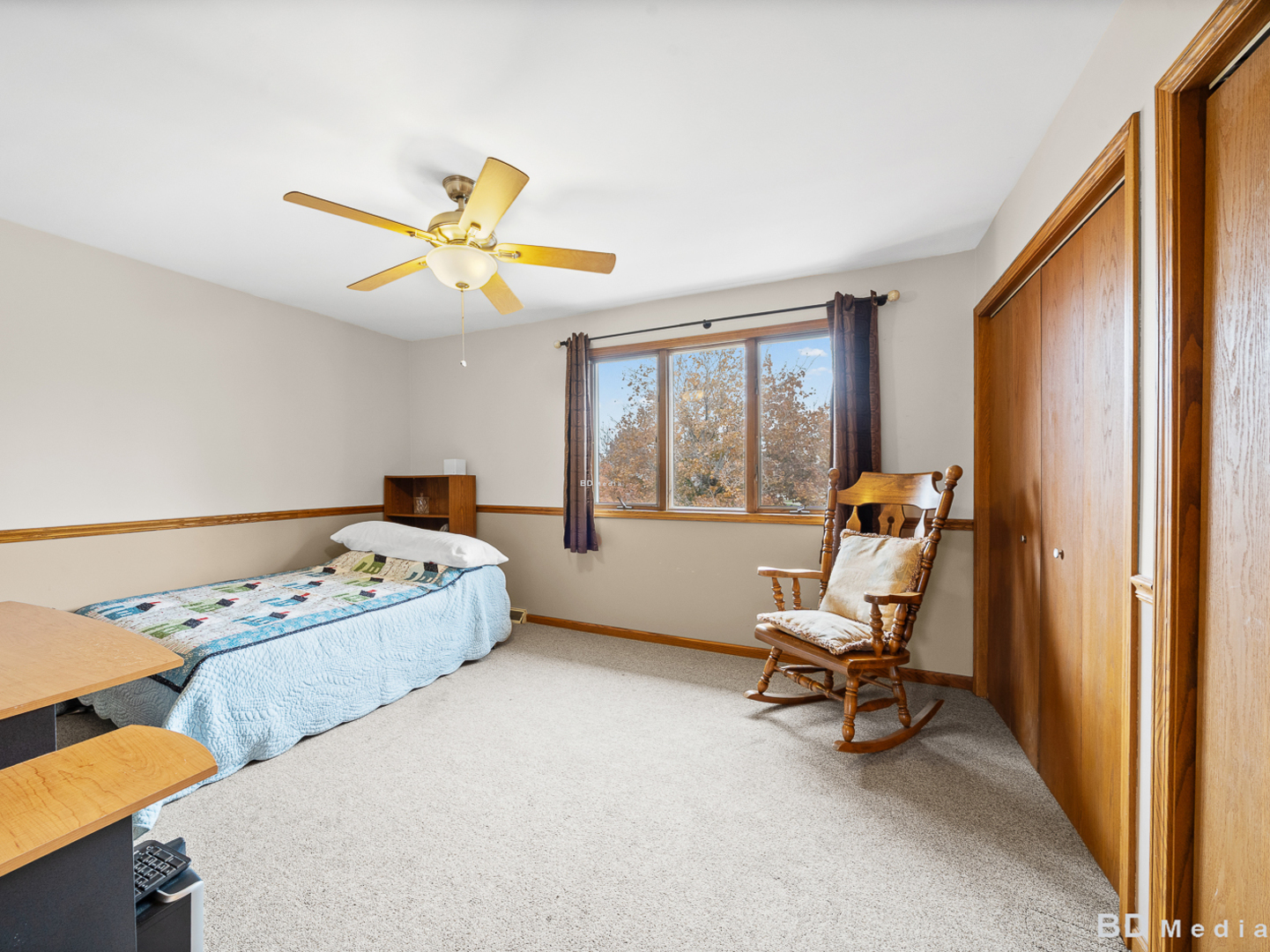 1525 Cimarron Drive New Lenox, IL 60451 - Photo 25 of 41 a bedroom with bed and a window