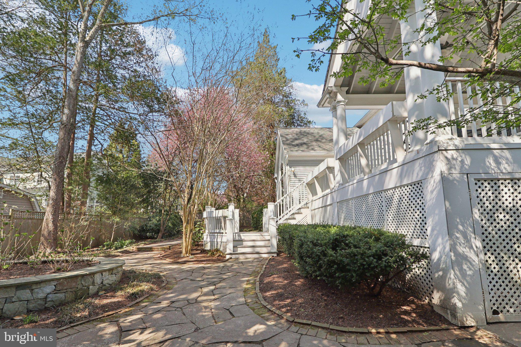 5602 Ogden Road Bethesda, MD 20816 - Photo 67 of 77 The backyard features two flagstone patios