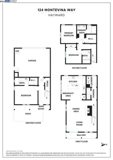 $925,000 | 124 Montevina Way, Hayward, CA 94545