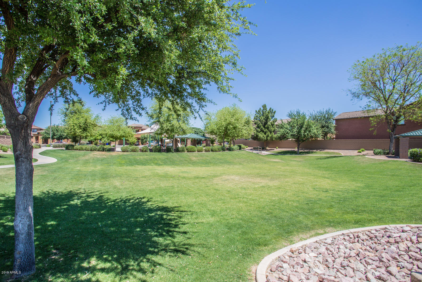 3101 South Joshua Tree Lane Gilbert, AZ 85295 - Photo 74 of 88 a view of yard with grass and trees