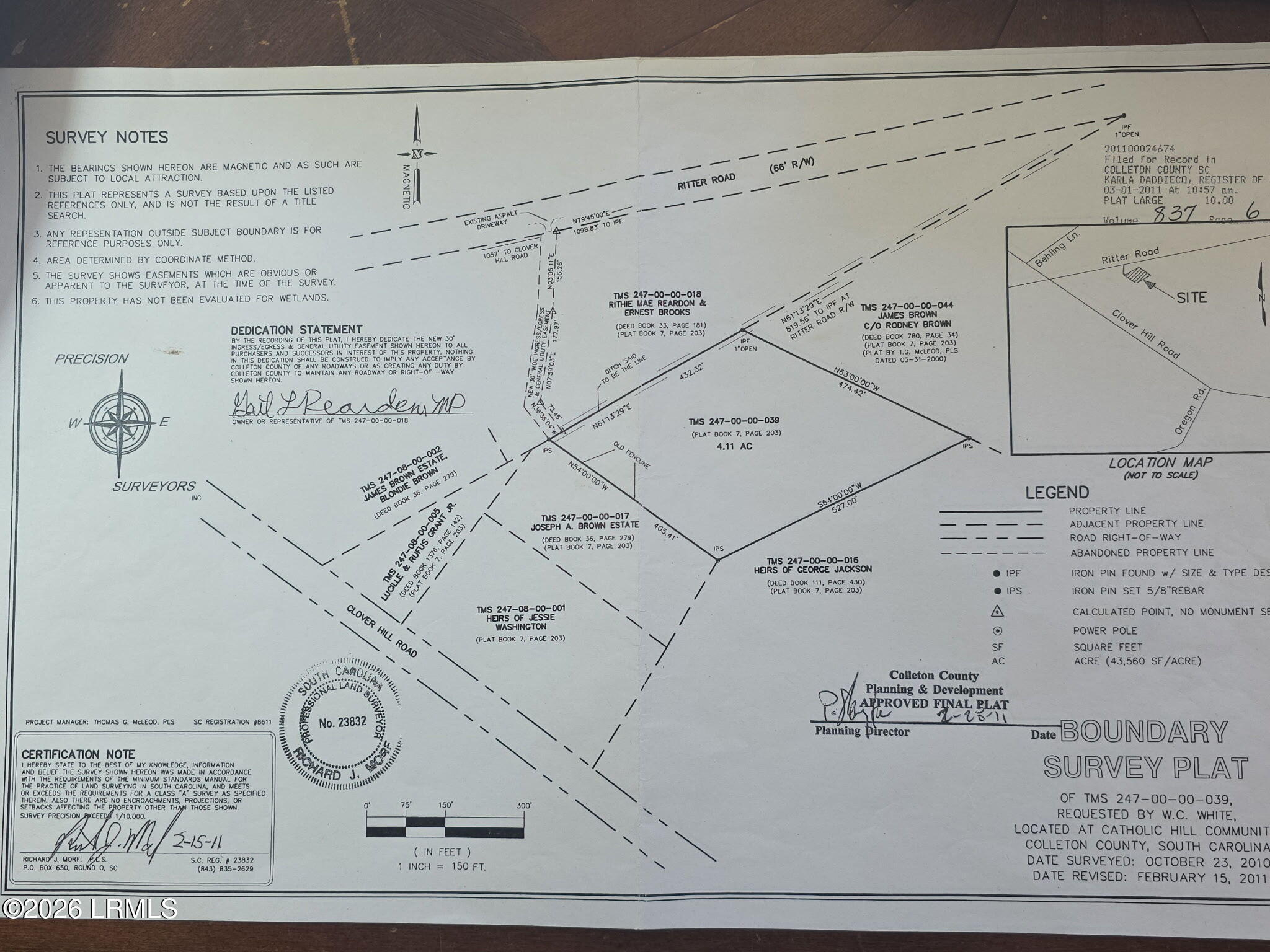 Tbd Ritter Road Walterboro, SC 29488 - Photo 3 of 3 1615841474859243217