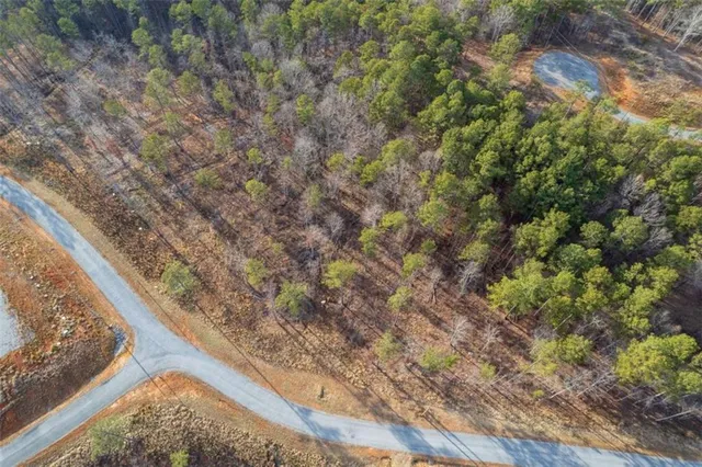 a view of a city with mountains in the background