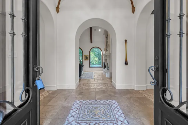 a view of an entryway door