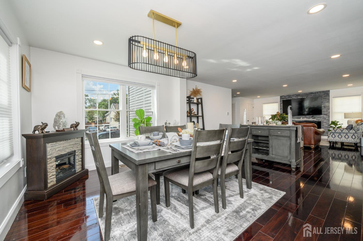 289 Indiana Street Union, NJ 07083 - Photo 13 of 45 a view of a dining room with furniture window and wooden floor