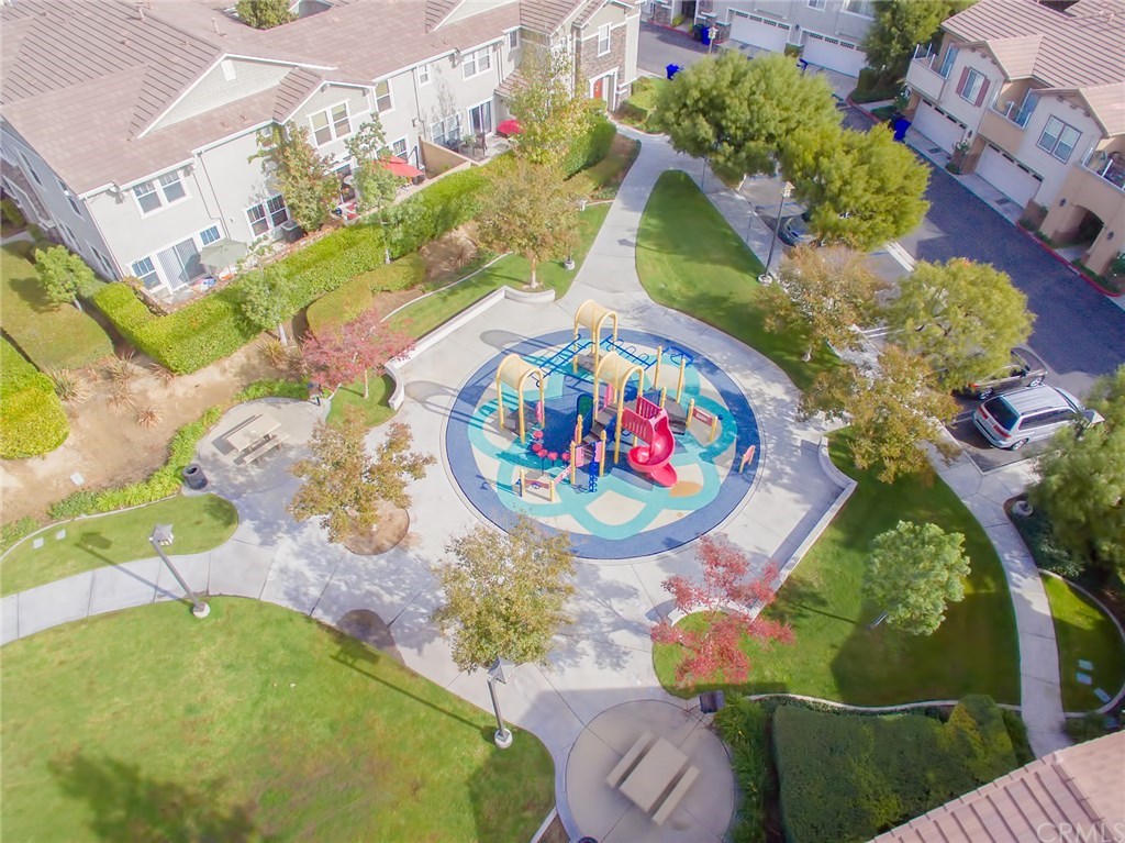 7331 Shelby Place, Unit 23 Rancho Cucamonga, CA 91739 - Photo 46 of 48 an aerial view of a swimming pool