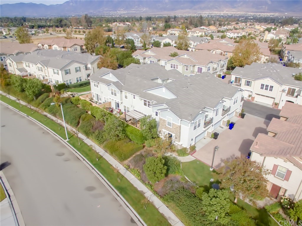 7331 Shelby Place, Unit 23 Rancho Cucamonga, CA 91739 - Photo 48 of 48 an aerial view of residential houses with outdoor space