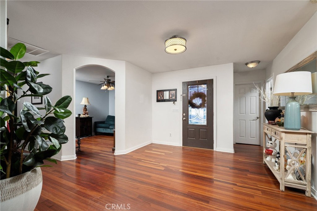 7575 Rancho Road Wrightwood, CA 92397 - Photo 6 of 32 a view interior of a house and kitchen with wooden floor