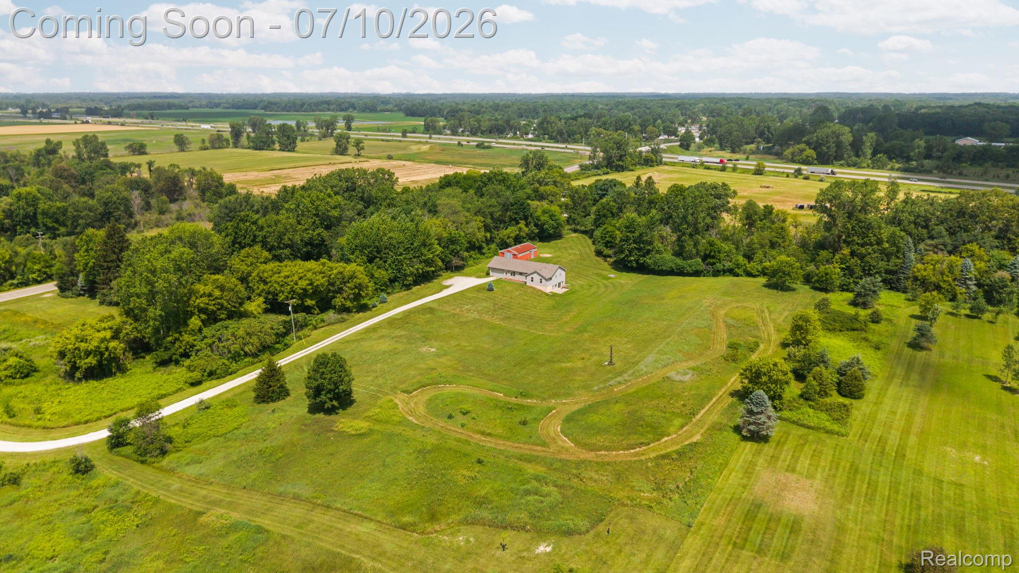 3144 North Nicholson Road Fowlerville, MI 48836 - Photo 2 of 70 Aerial view