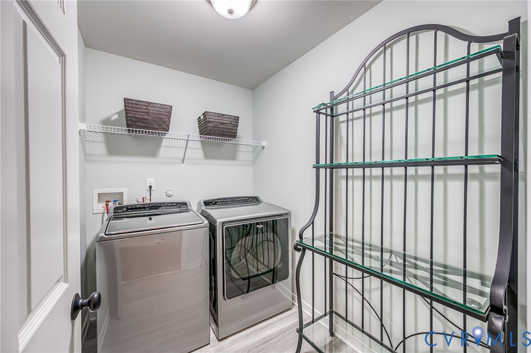 2024 Walnut Tree Place Powhatan, VA 23139 - Photo 25 of 30 a utility room with dryer and washer