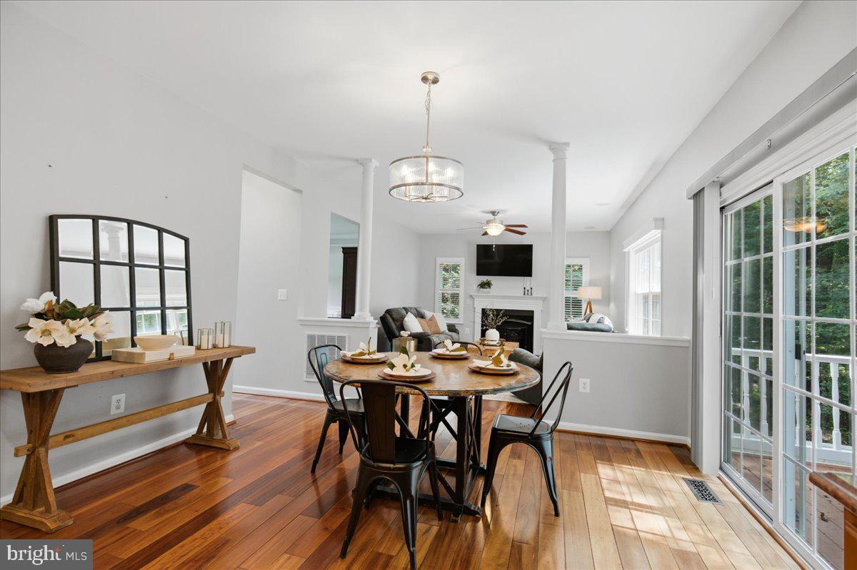 2424 Springbrook Court Huntingtown, MD 20639 - Photo 30 of 103 a view of a dining room with furniture window and outside view