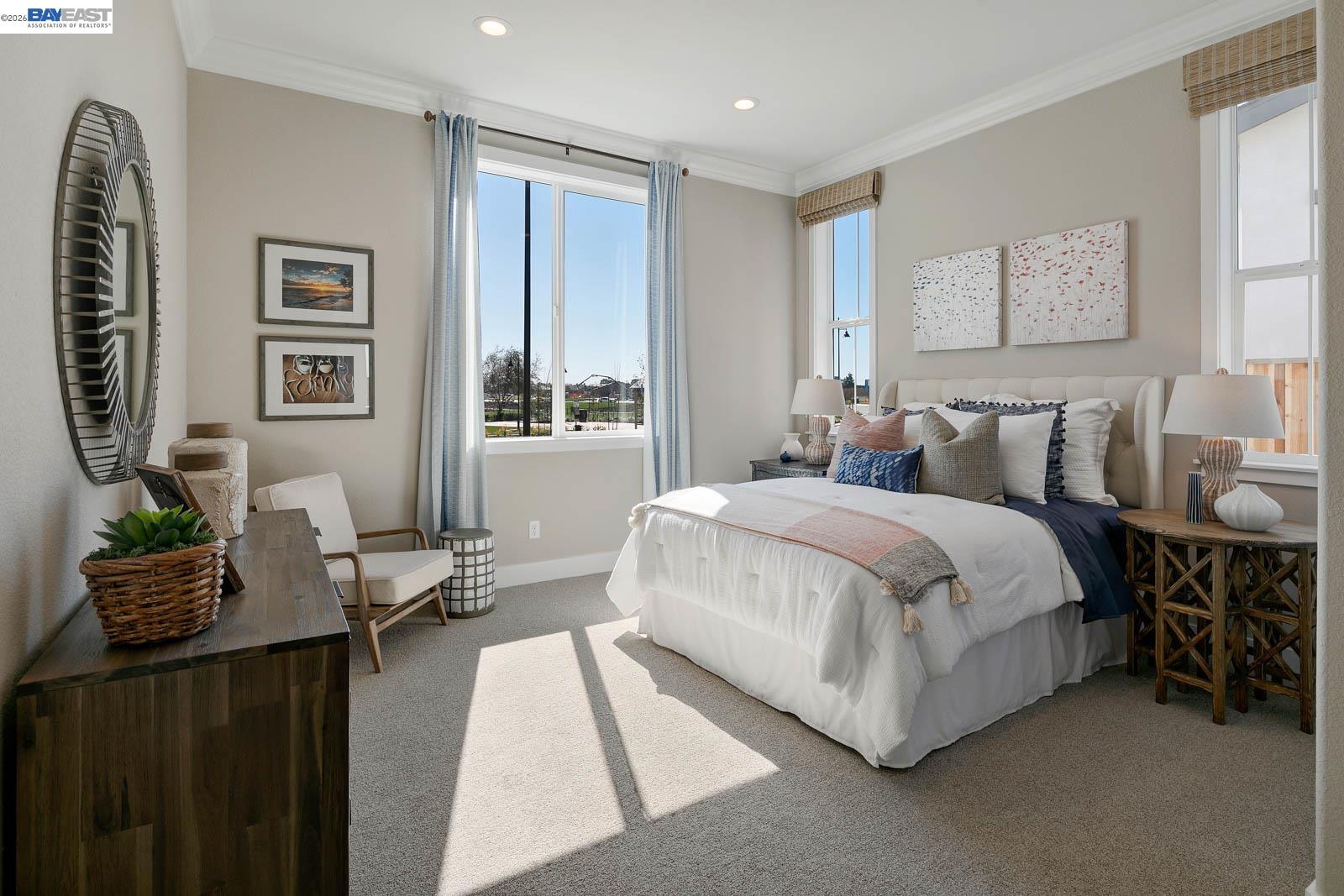 927 Conrad Street Manteca, CA 95336 - Photo 4 of 42 a bed room with a bed and wooden floor