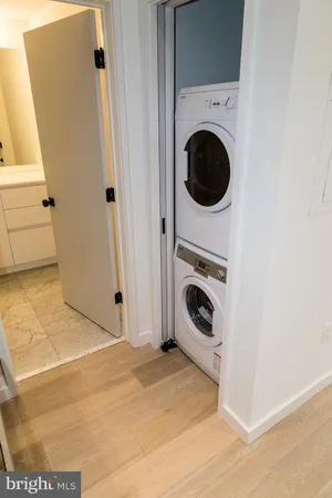 a view of a washer and dryer in a utility room