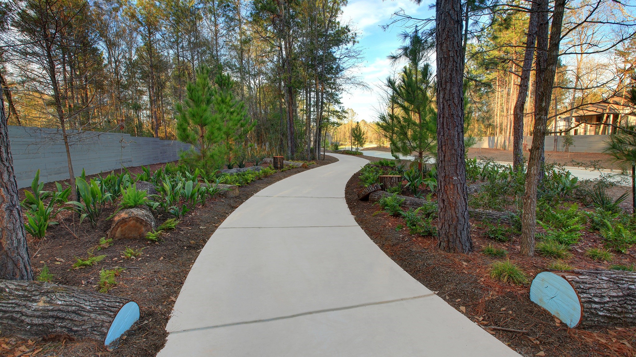 18222 Upper Brook Street Conroe, TX 77302 - Photo 24 of 26 a backyard of a house with lots of green space