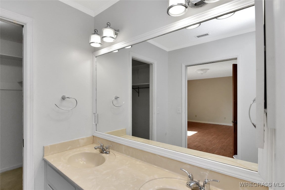 102 Plum Tree Way Dothan, AL 36303 - Photo 13 of 25 Primary Vanity - walk-in closet on left