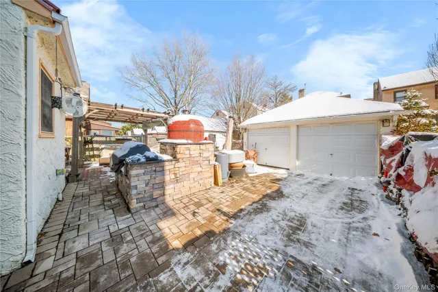 a view of a outdoor space with a patio