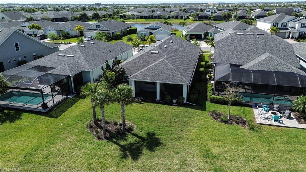 43007 Parkside Court Punta Gorda, FL 33982 - Photo 29 of 44 an aerial view of a house with garden space and street view