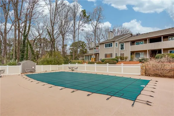 a view of a house with a park