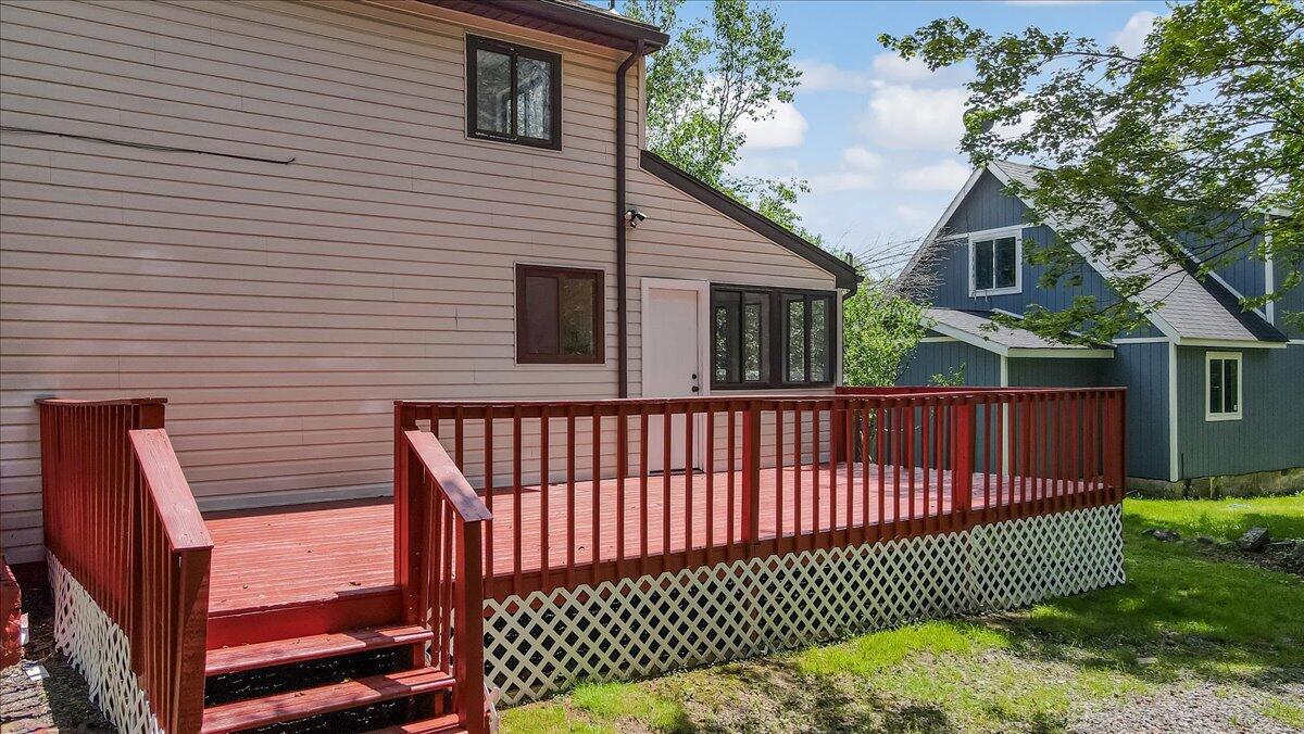 7198 Rimrock Drive Tobyhanna, PA 18466 - Photo 36 of 38 a view of a house with a deck