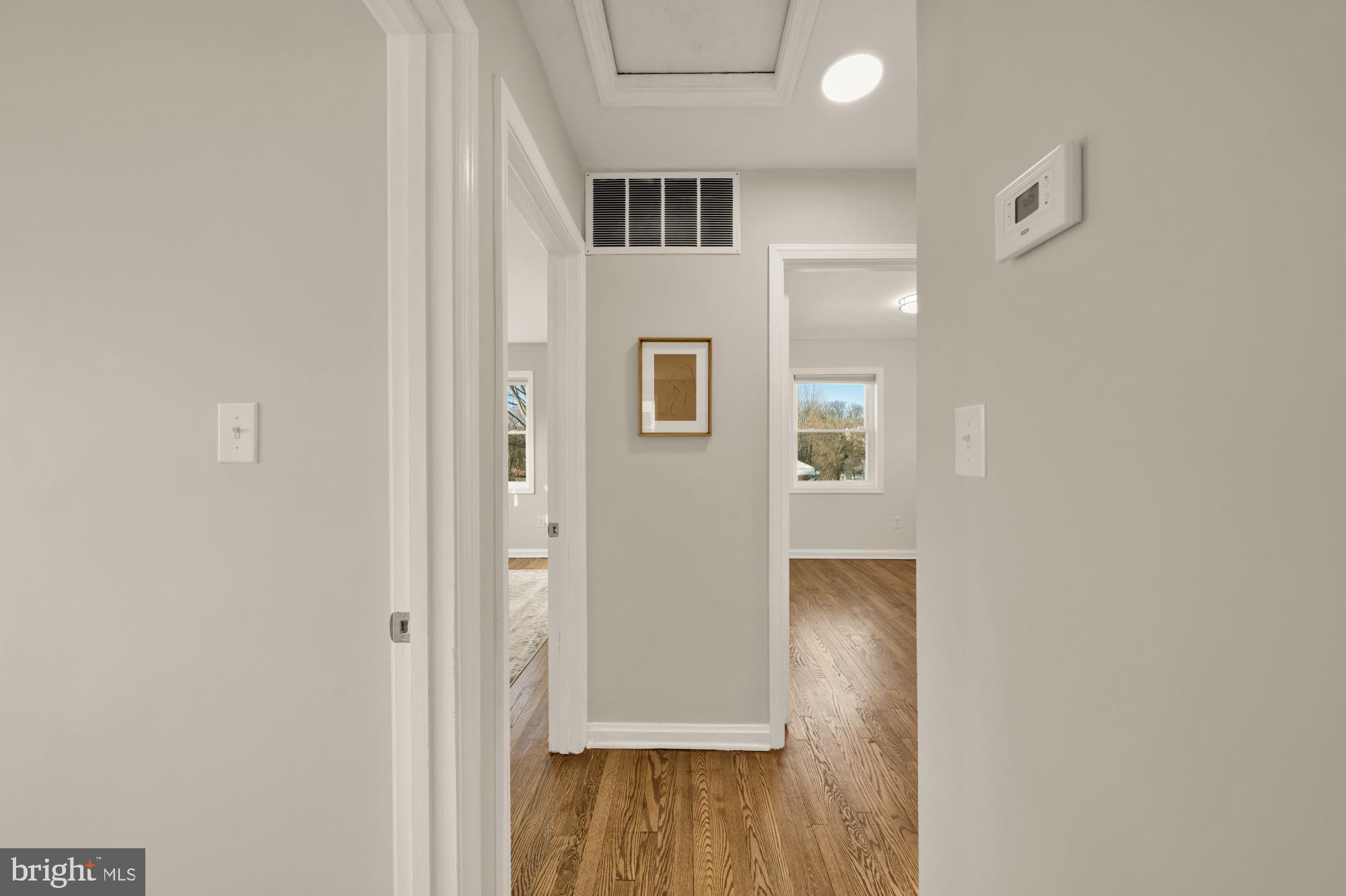 6112 Paulonia Road Alexandria, VA 22310 - Photo 21 of 48 a view of a hallway with wooden floor
