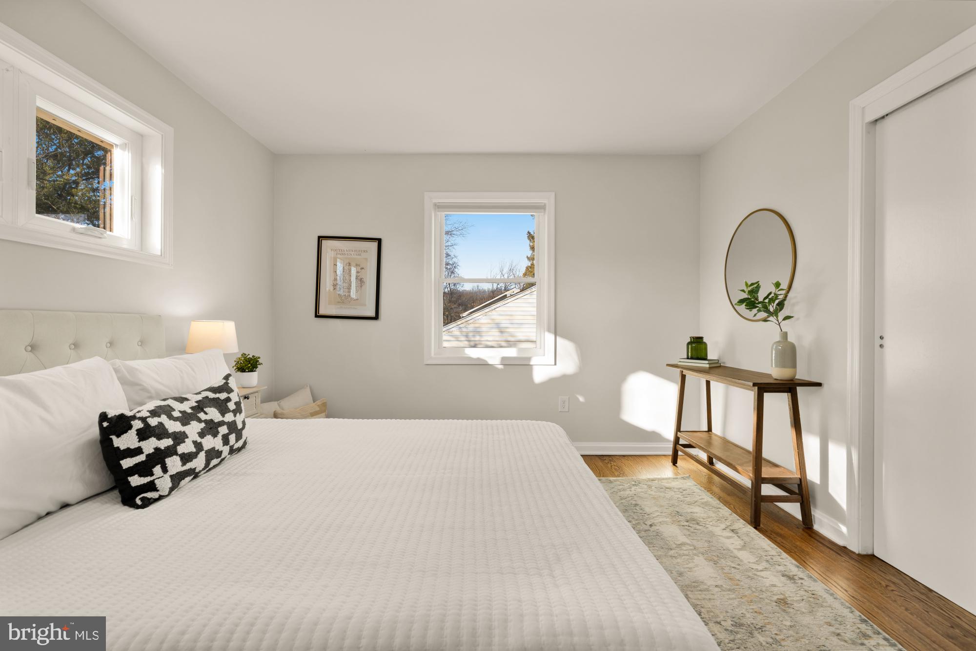 6112 Paulonia Road Alexandria, VA 22310 - Photo 24 of 48 a bedroom with a bed and a table