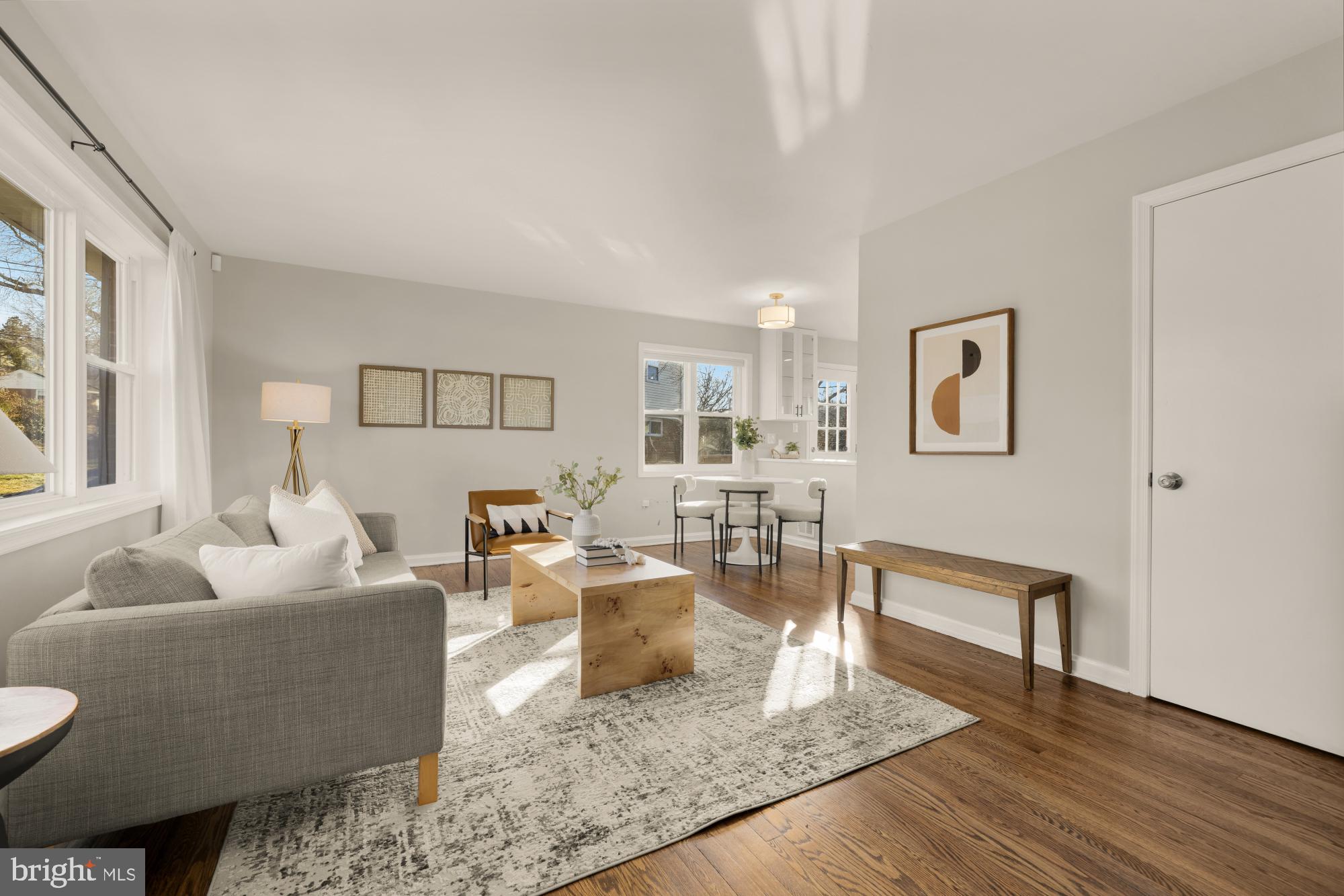 6112 Paulonia Road Alexandria, VA 22310 - Photo 5 of 48 a living room with furniture and wooden floor