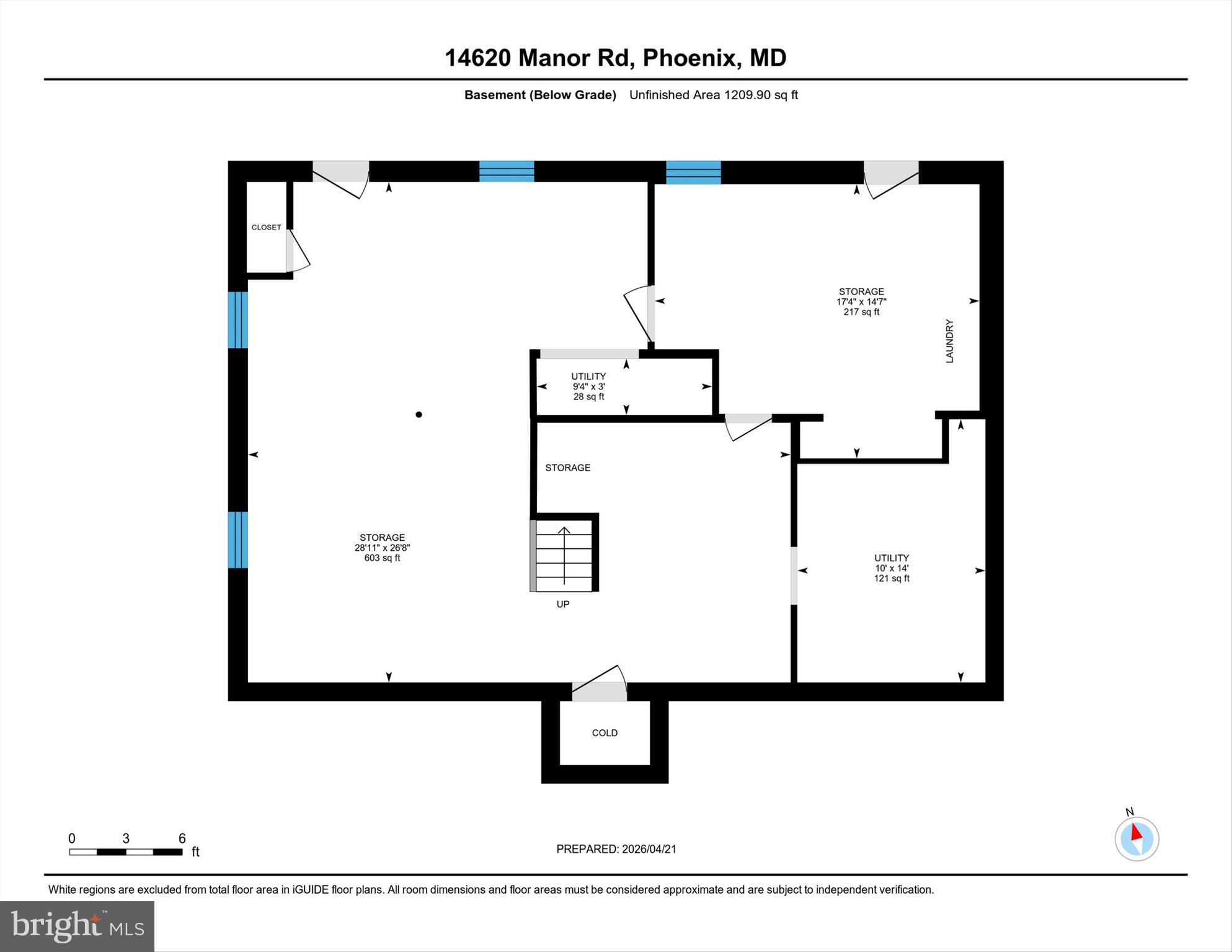 14620 Manor Road Phoenix, MD 21131 - Photo 41 of 44 Basement Floor Plan