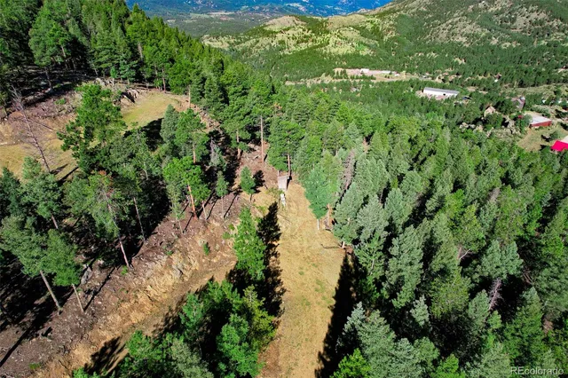 a view of a lush green field
