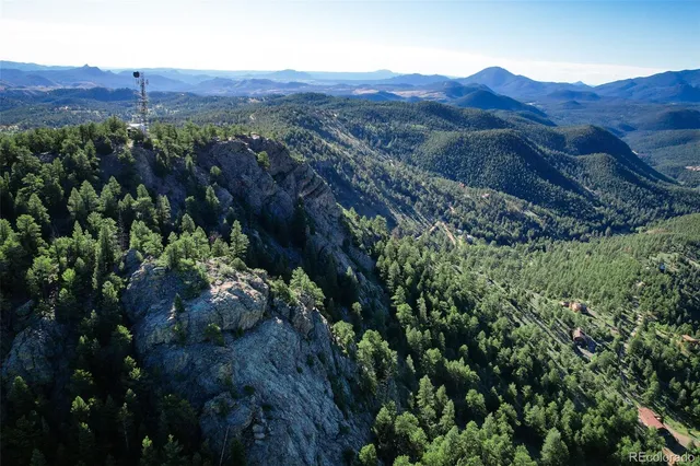 a view of a mountain in the distance