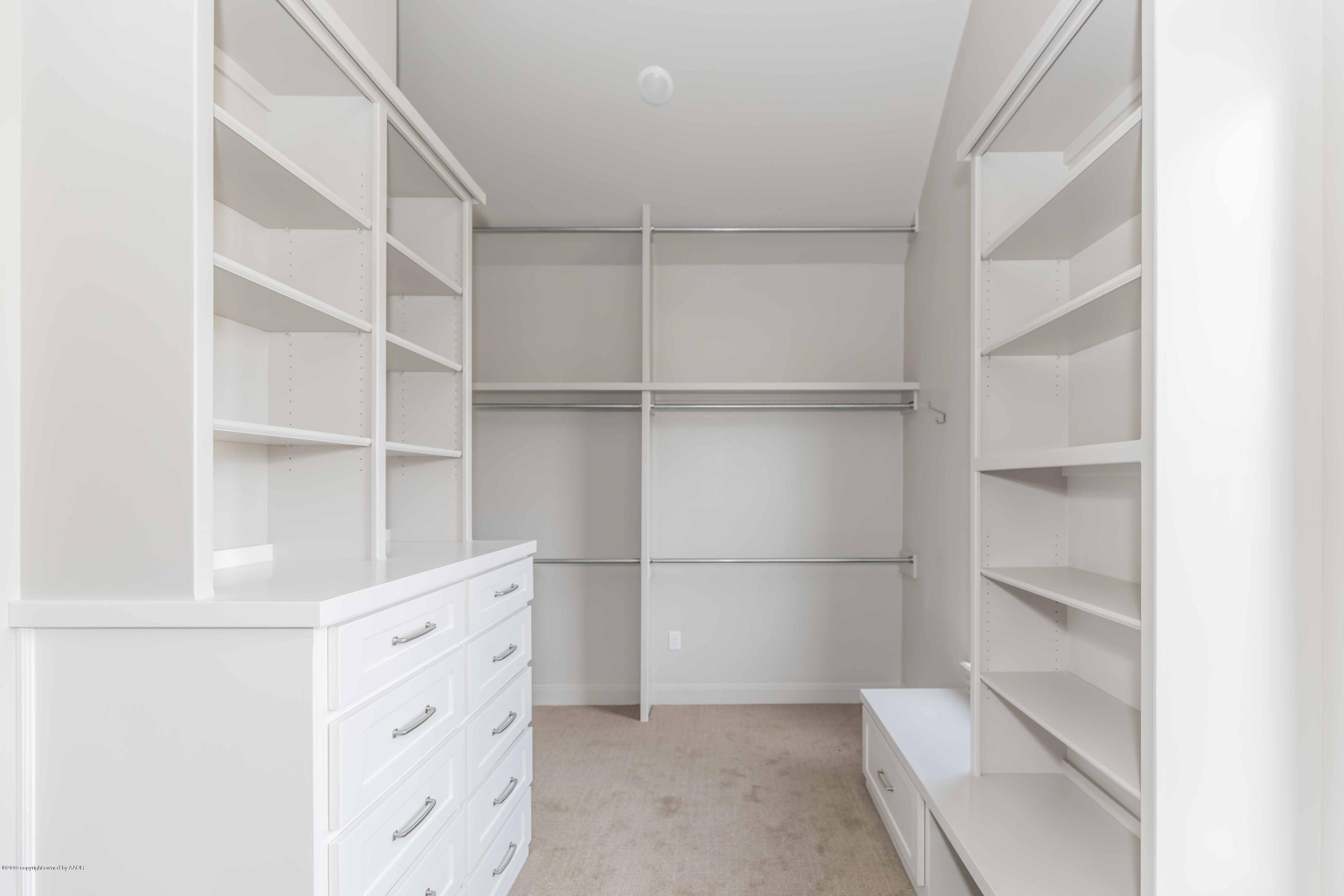 6301 Bay Ridge Amarillo, TX 79119 - Photo 22 of 46 MASTER CLOSET VIEW 1