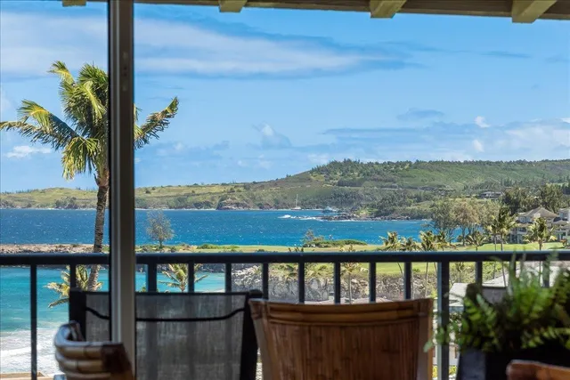 a view of lake with mountain