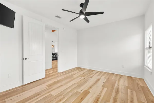 wooden floor in an empty room
