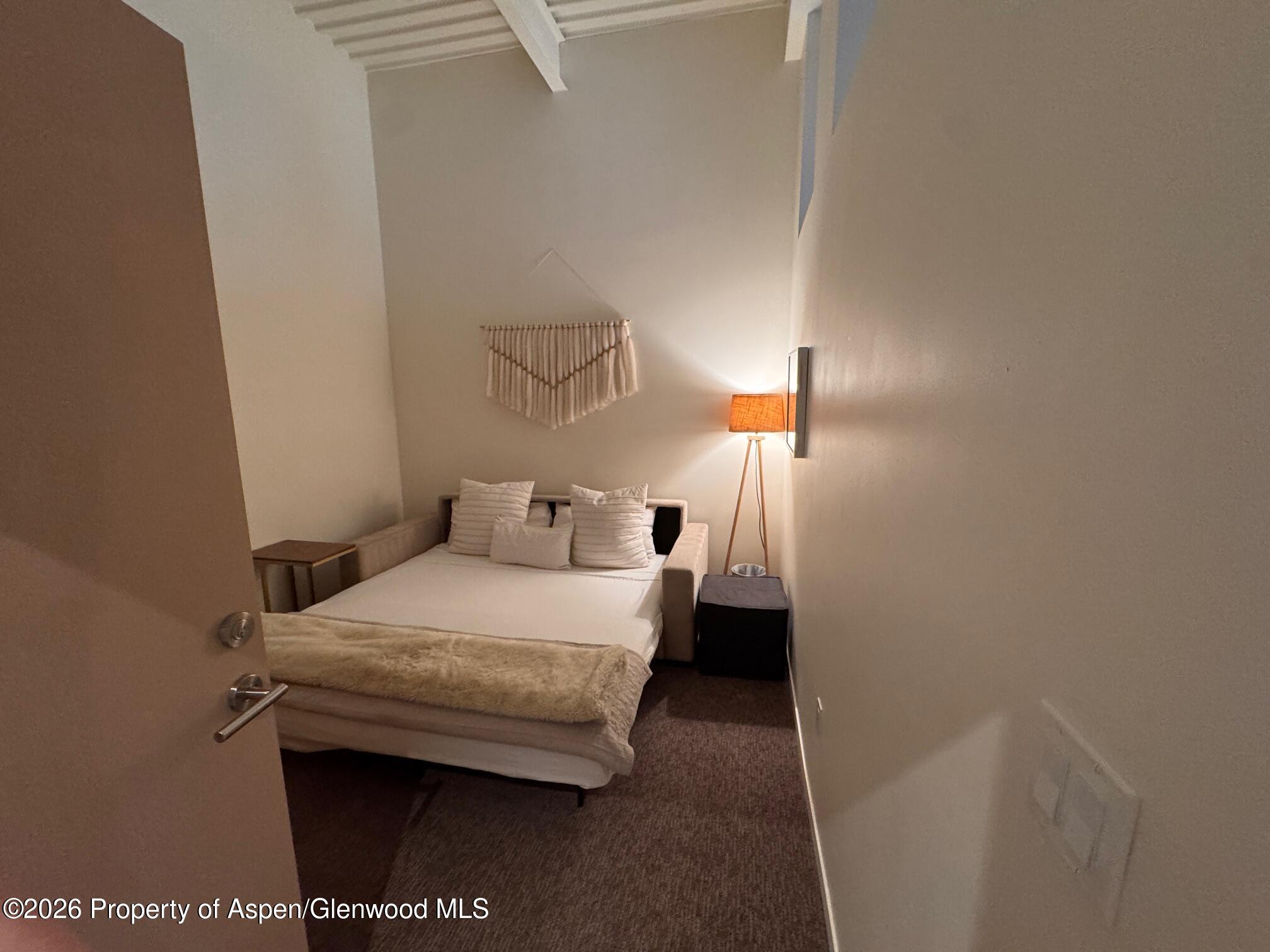 361 Robinson Street, Unit 232 Basalt, CO 81621 - Photo 11 of 26 a bedroom with a bed and a night stand