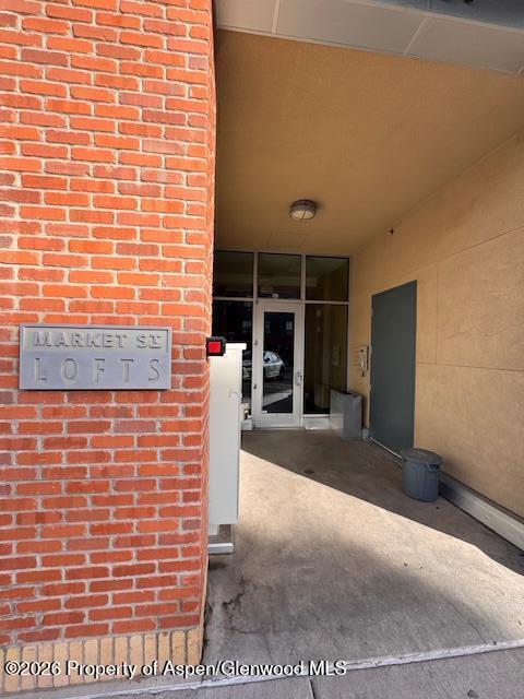 361 Robinson Street, Unit 232 Basalt, CO 81621 - Photo 21 of 26 a view of front door of house with an outdoor space