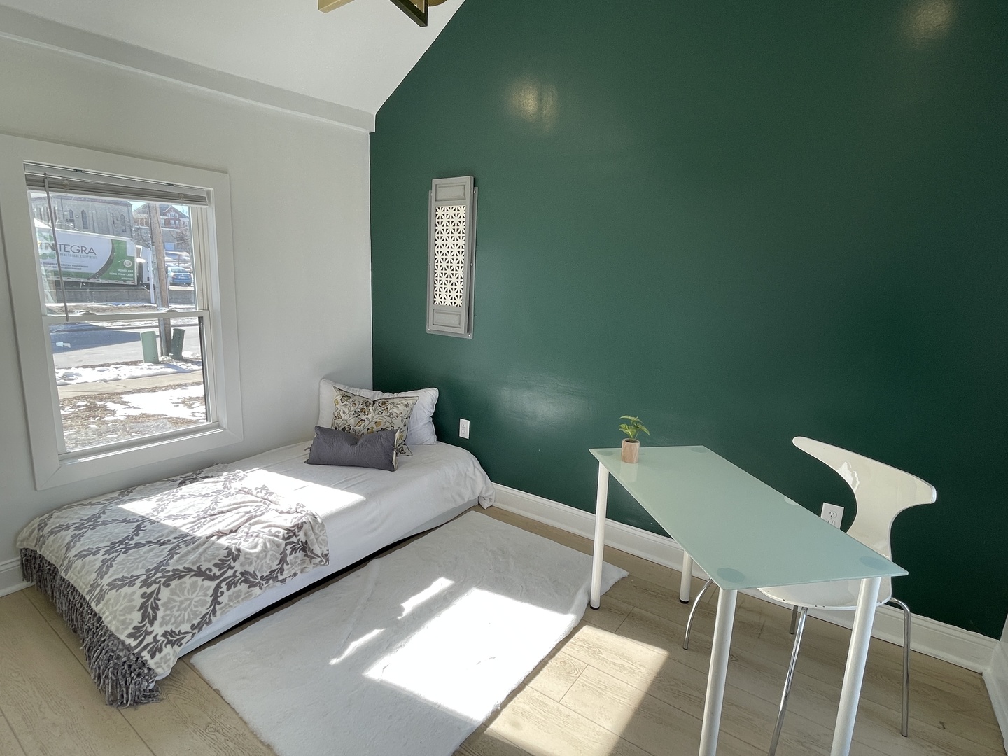 607 West Olive Street Bloomington, IL 61701 - Photo 11 of 21 a bedroom with a bed and window