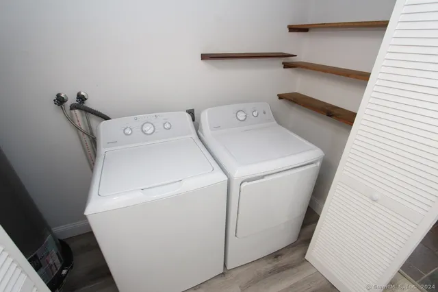 a view of hallway with stairs