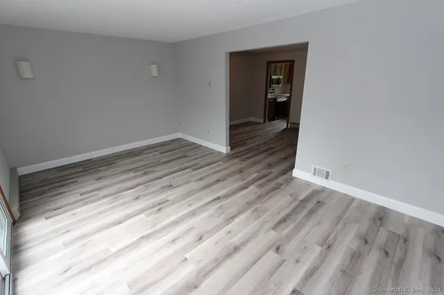 wooden floor in an empty room