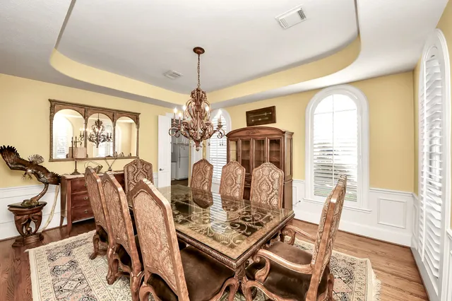 a kitchen with stainless steel appliances granite countertop lots of counter top space