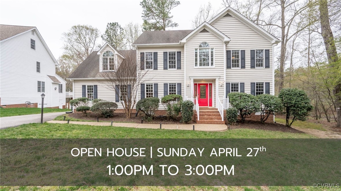 15119 Fox Branch Lane Midlothian, VA 23112 - Photo 1 of 37 Colonial home featuring a front yard
