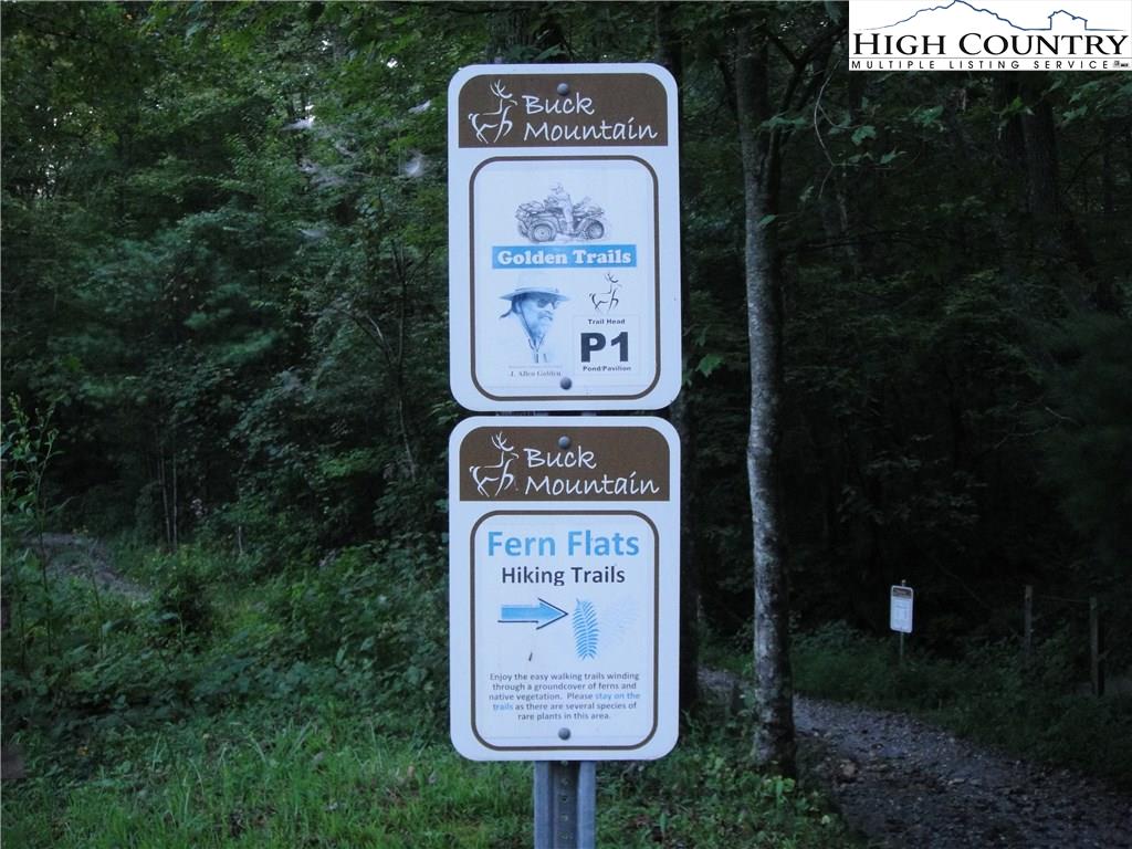 72-73 Buck Mountain Road Purlear, NC 28665 - Photo 25 of 47 a sign on the side of the road