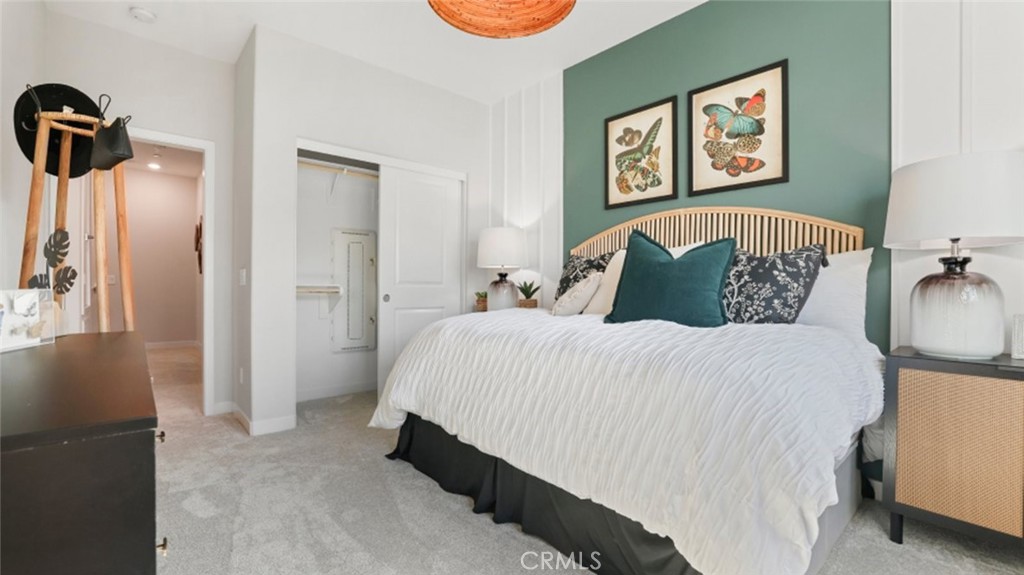 348 Mulberry Place Montebello, CA 90640 - Photo 23 of 39 a bedroom with bed and cupboard