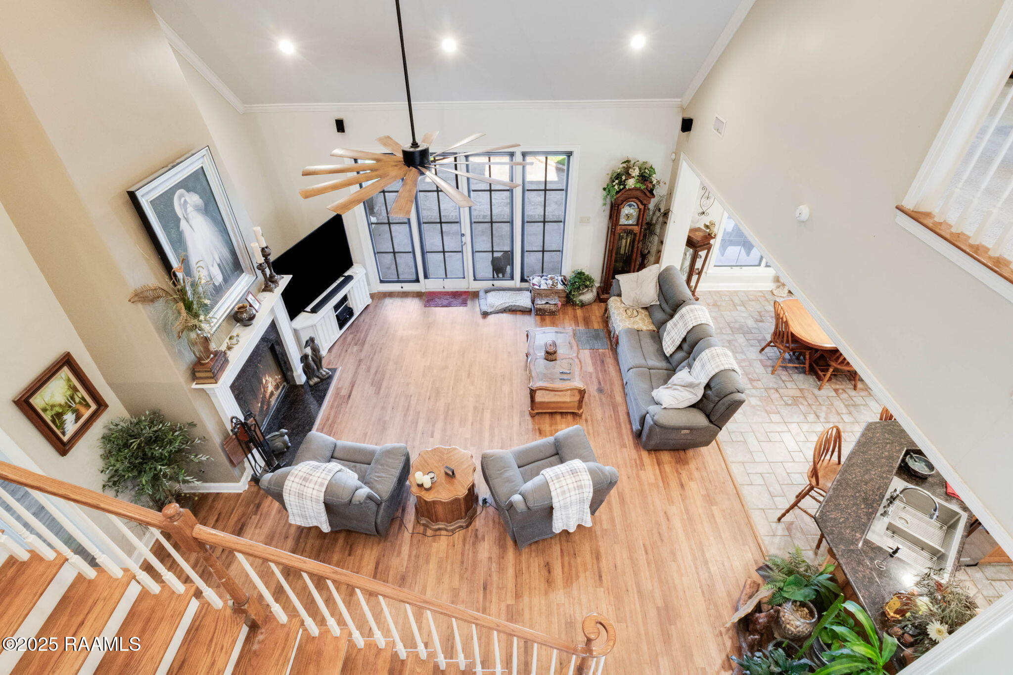 3027 Hoffpauir Road Rayne, LA 70578 - Photo 9 of 31 3027 Hoffpauir downstairs view from abov