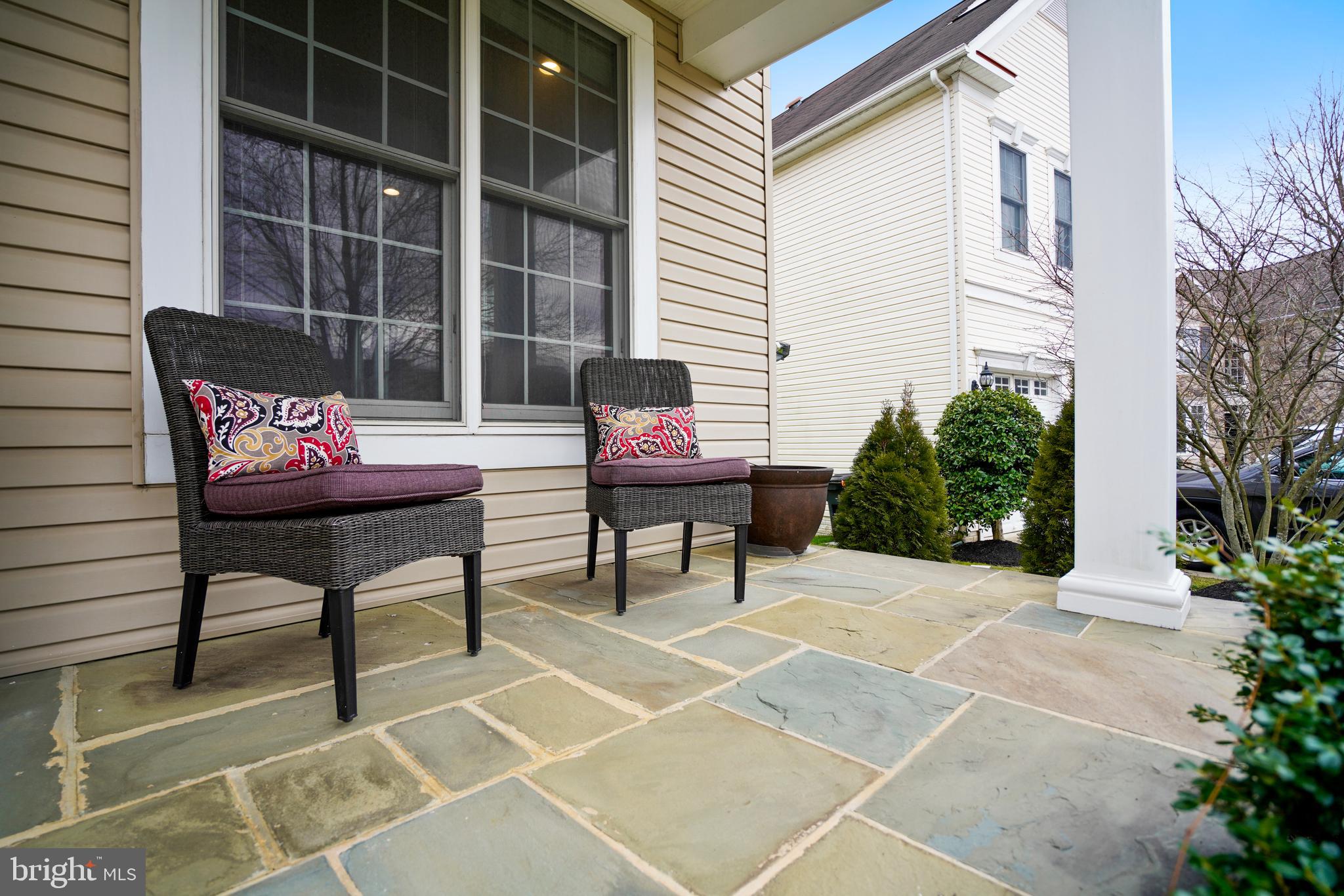 9617 Dapper Town Row Laurel, MD 20723 - Photo 2 of 36 Covered entry with wide flagstone porch
