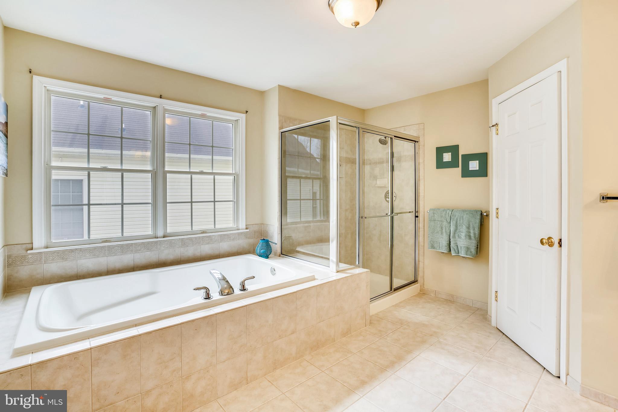 9617 Dapper Town Row Laurel, MD 20723 - Photo 24 of 36 Oversize soaking tub and separate shower