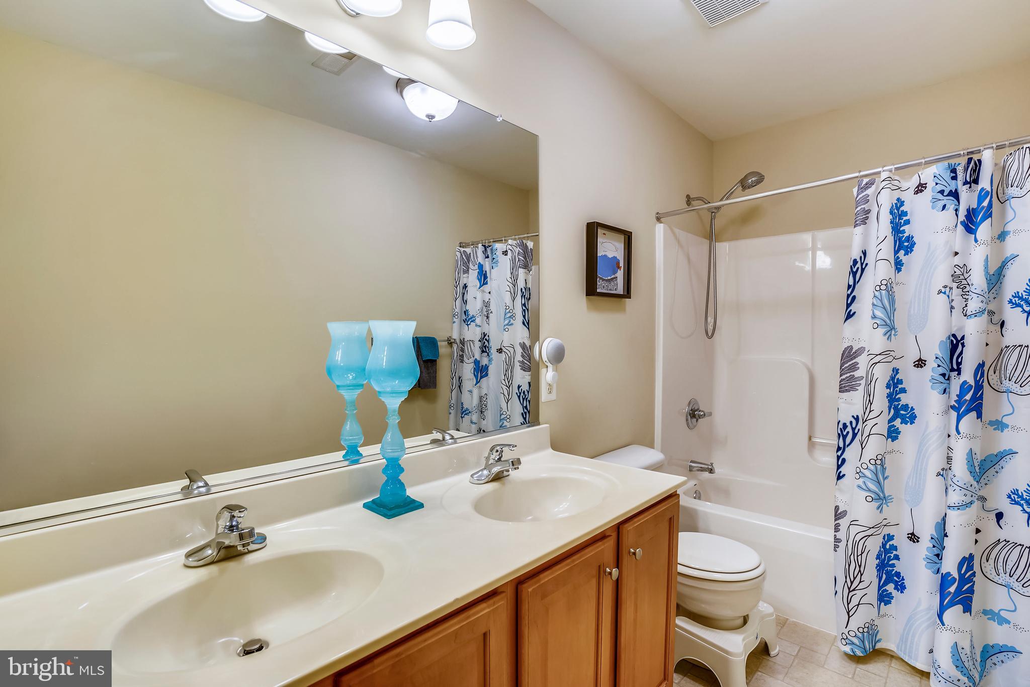 9617 Dapper Town Row Laurel, MD 20723 - Photo 27 of 36 Shared bath with dual sink vanity