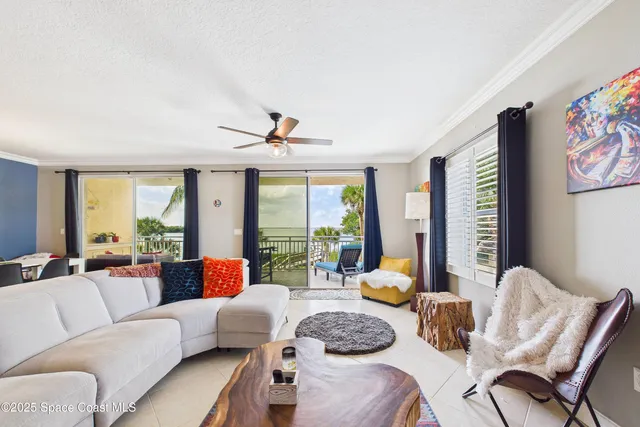 a view of a city and ocean view