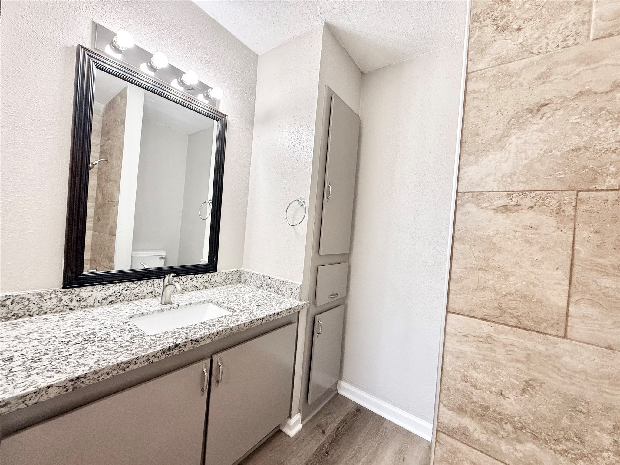 7980 Grove Ridge Drive Houston, TX 77061 - Photo 17 of 19 Lots of bathroom storage upstairs