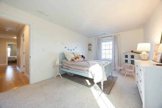 a view of a room with furniture