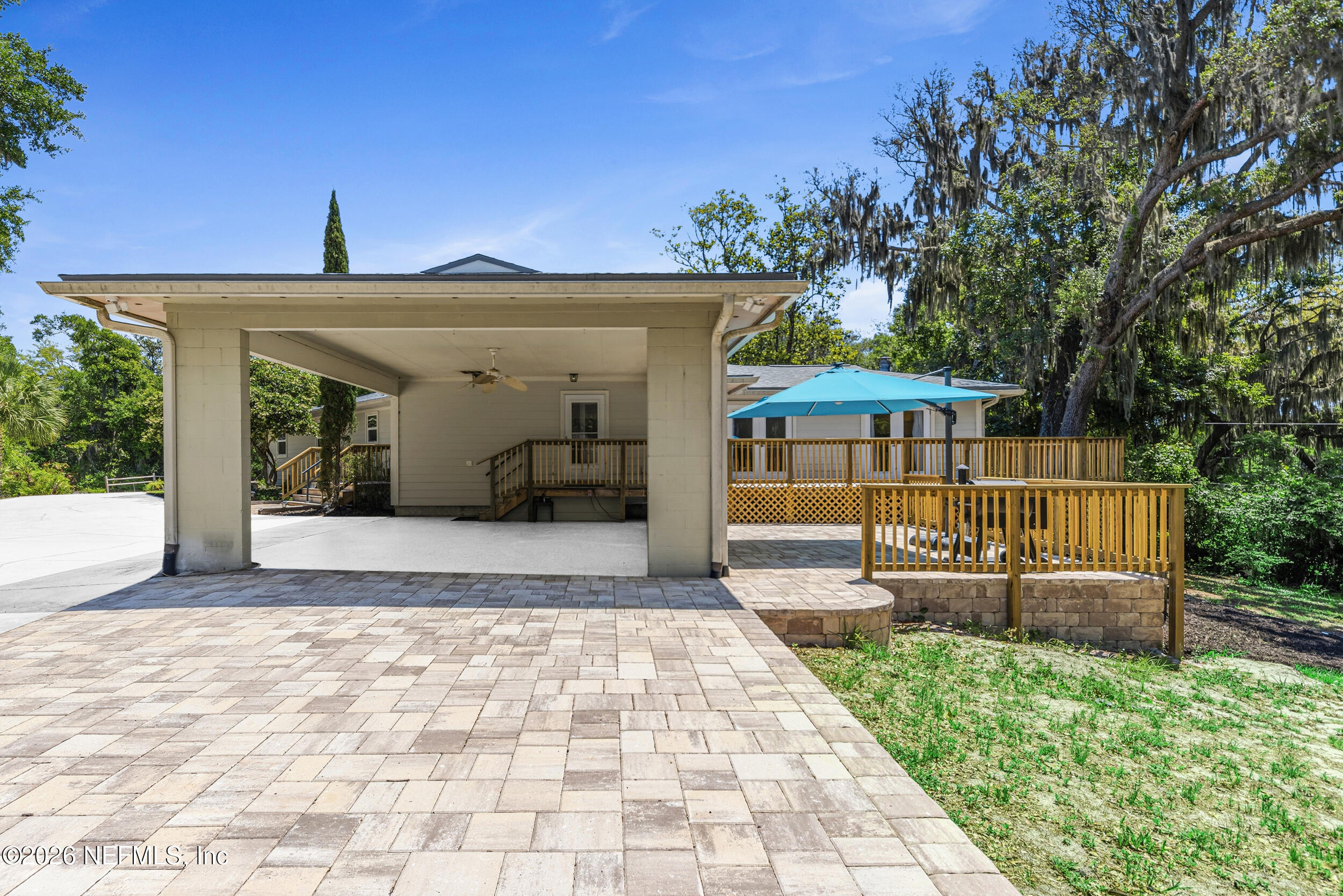 12707 Fort Caroline Road Jacksonville, FL 32225 - Photo 5 of 38 Covered Parking to Patio